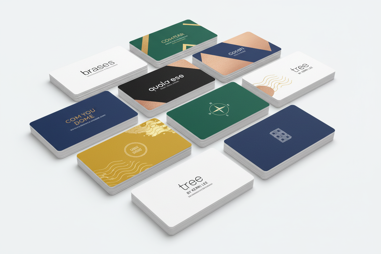 Rounded Satin Business Cards