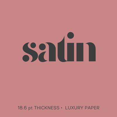Satin (18.6 pt) 5x5 Square Cards